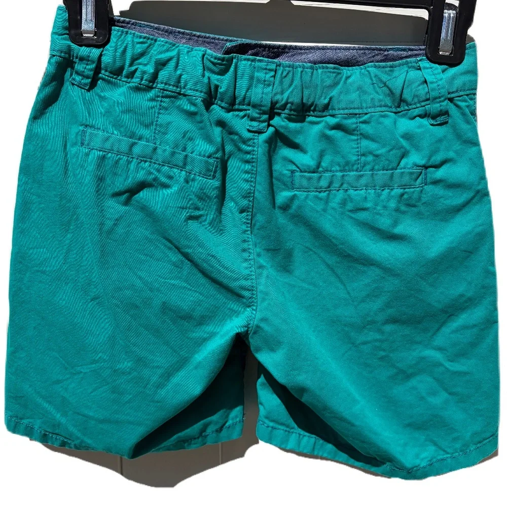 Old Navy chino shorts girls 10 teal